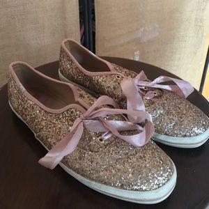 LIMITED EDITION ROSE GOLD KATE SPADE KEDS